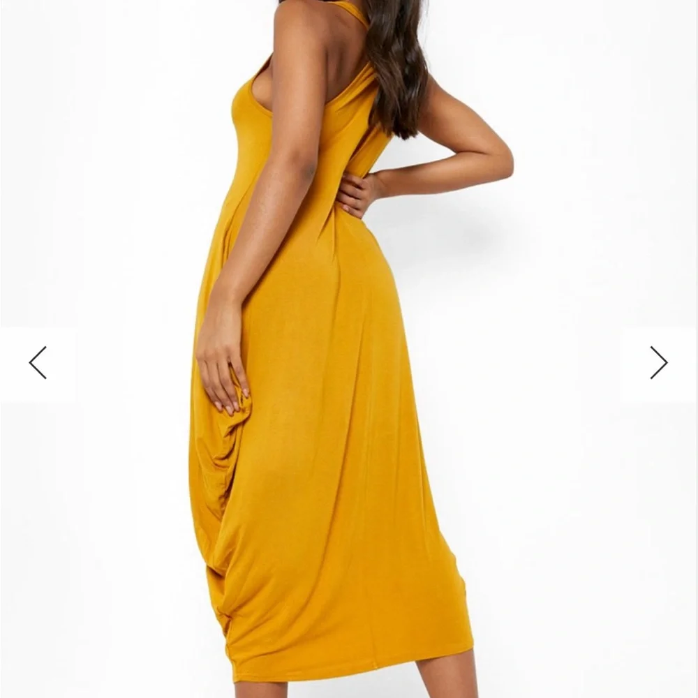 Racer Back Ruched Maxi Dress - Picture 2 of 2